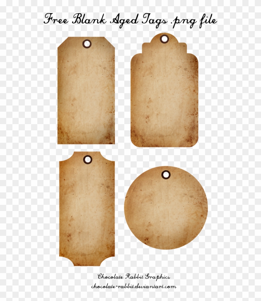 Free Aged Tags - Scrapbooking #562710