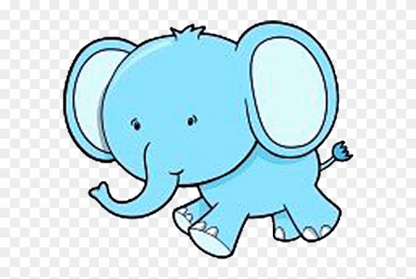 Animal Zoo - Coloring Pictures Of A Cute Elephant #562797