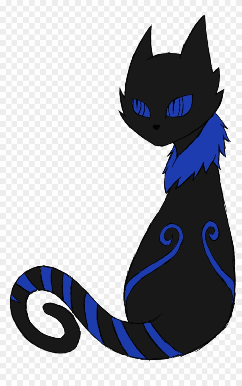 Black And Blue Cat By Kigabyte On Deviantart - Cat #562811