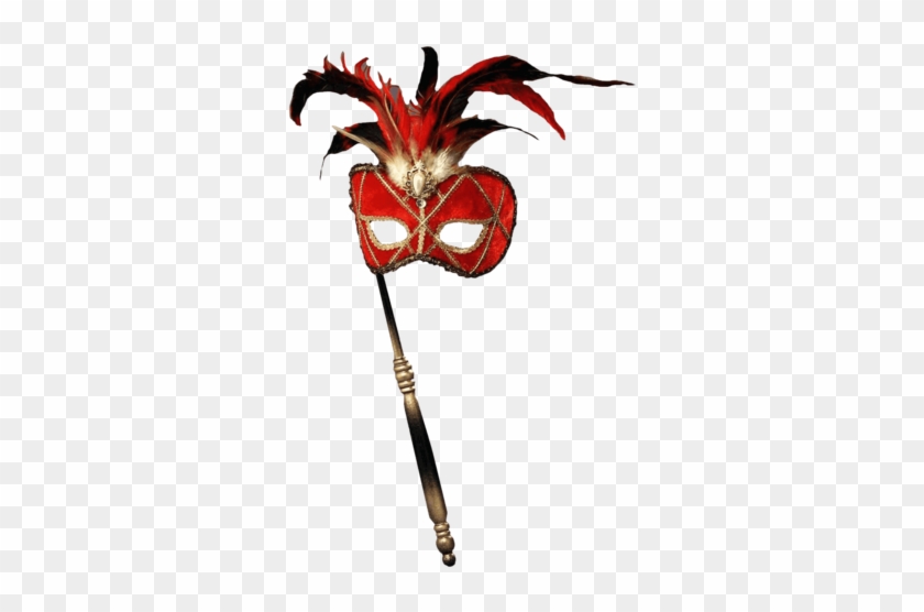Forum Novelties Women's Feather Masquerade Mask With - Masquerade Masks On A Stick #562872