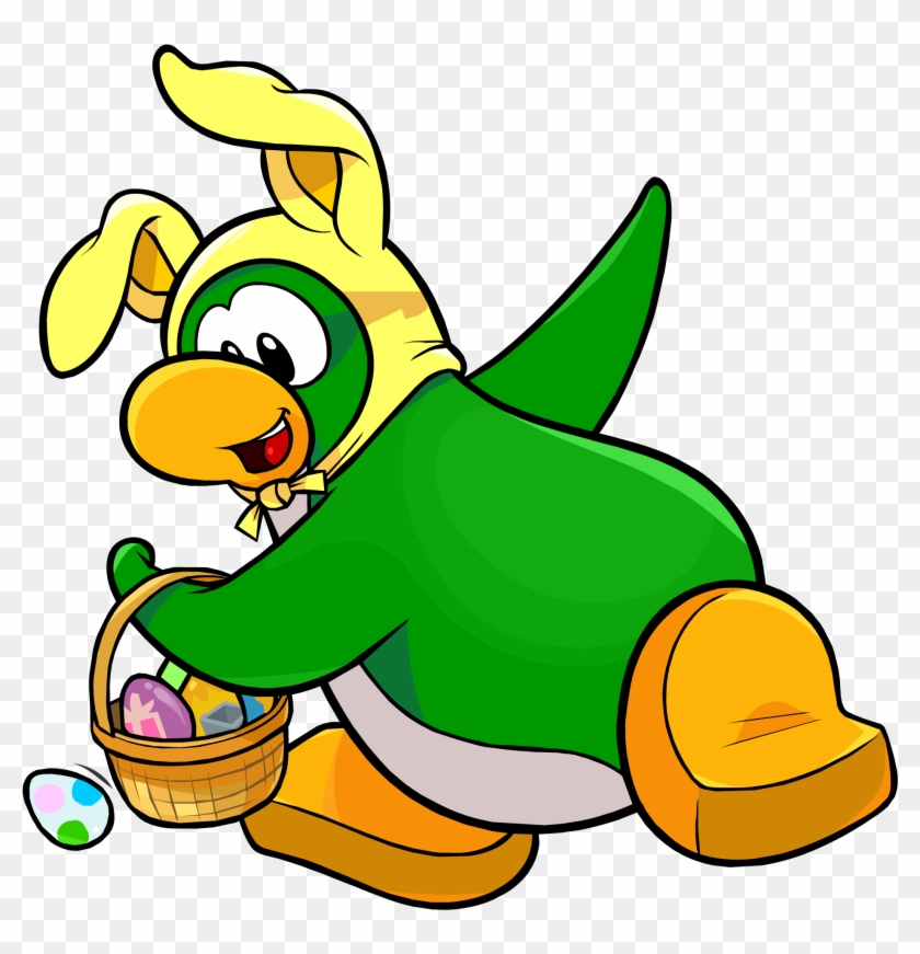 Yellow Bunny Ears Penguin 0 - Club Penguin Easter Bunny #562986
