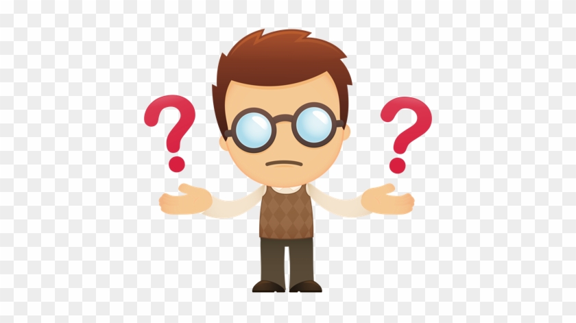 Student Question Cartoon - Free Transparent PNG Clipart Images Download