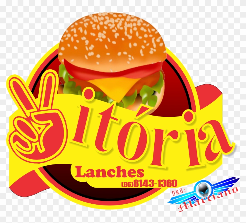#logomarca Da Vitória Lanches, Encomendada Pelo Marciano - Vitoria Lanches Logo #563168