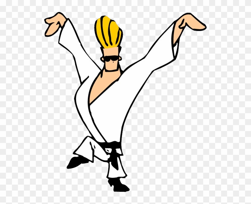 Karate Gi By Supercaptainn - Johnny Bravo Karate Gif #563166