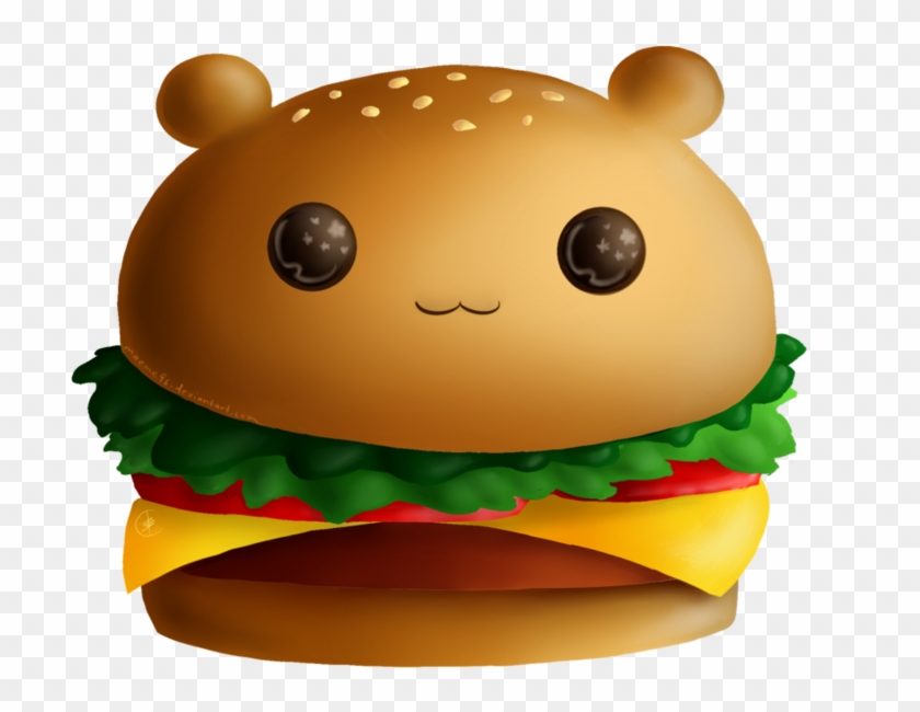 Hamburger Clipart Kawaii - Hamburger #563202