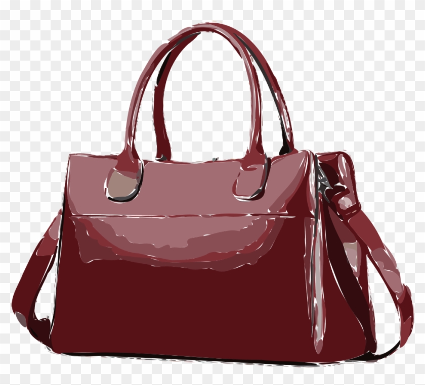 Onlinelabels Clip Art Magenta Purse - Purse Png #563254