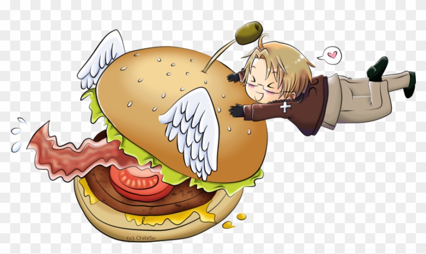 Drawn Burger Cool Food - Drg Class Svt 877 #563345