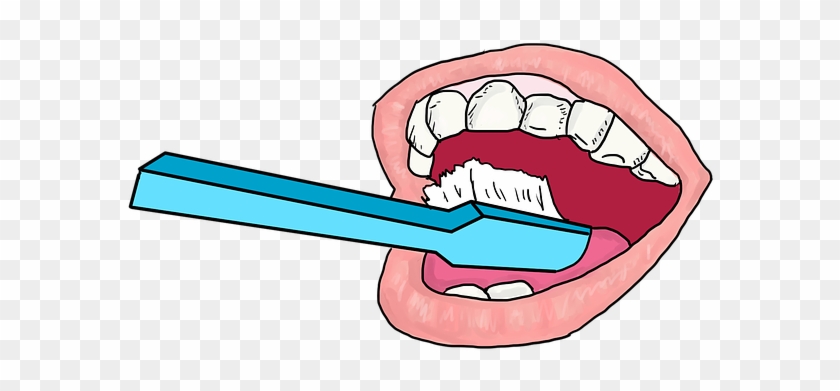 Diabetes Dental Health - Brush Teeth No Background #563423
