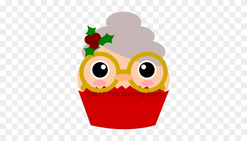Christmas Mrs Claus Cupcake - Christmas Day #563513
