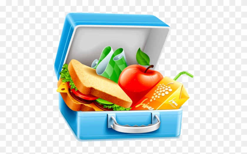 Free Clip Art Of Healthy Lunch Clipart - Lunch Box Png #563529