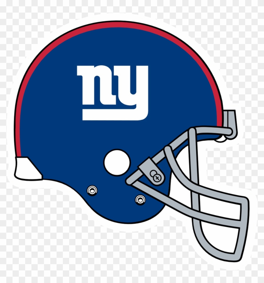 New York Giants Clipart Helmet - New York Giants Helmet Logo #563532
