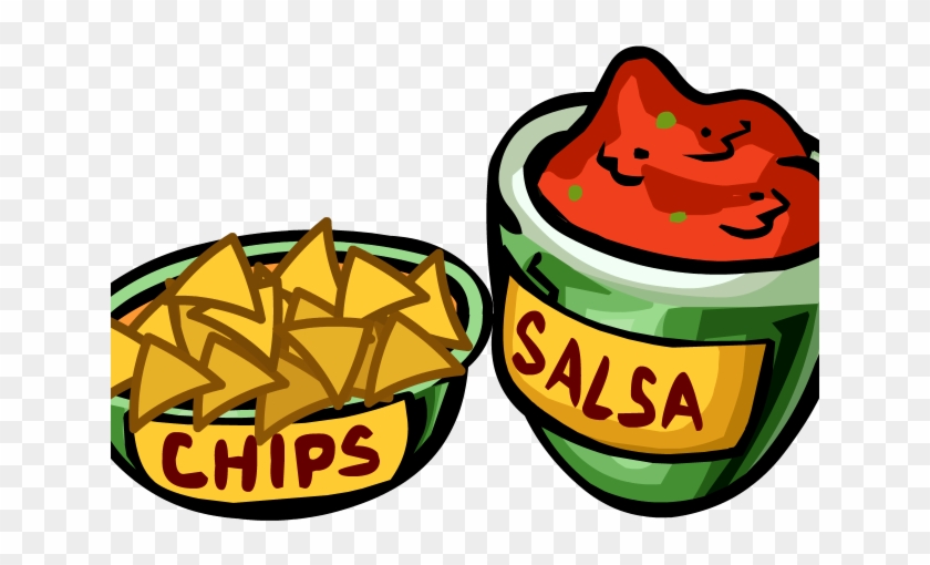 Chips Clipart Chip Salsa - Chips And Dip Clipart #563533