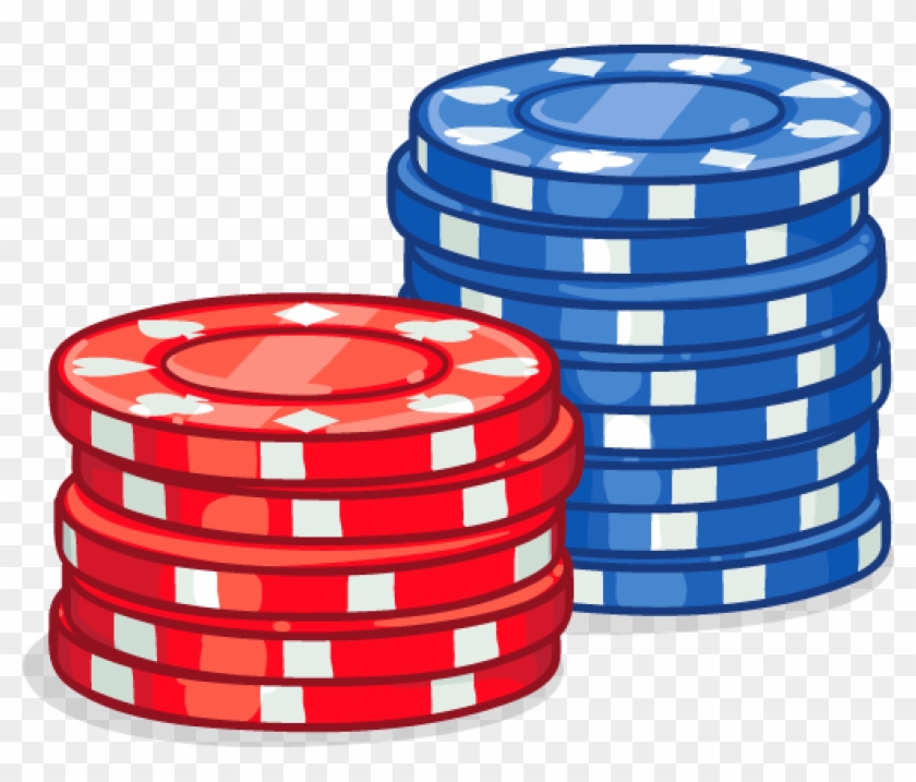 Poker Chips Clipart - Texas Hold 'em #563537