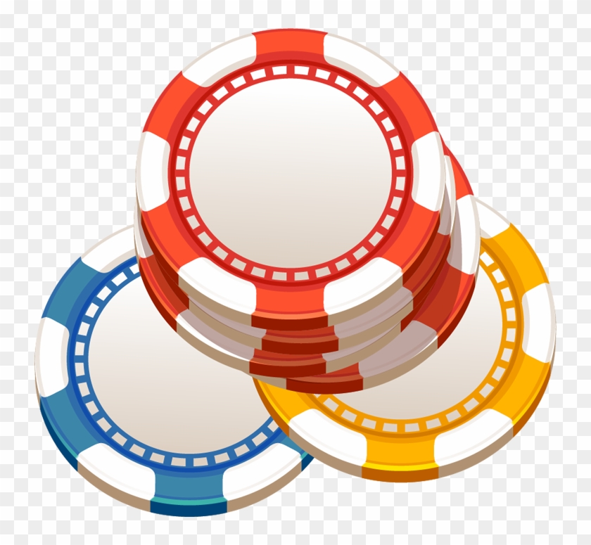 Casino Token Game Gambling - Casino Chips Free Illust #563544