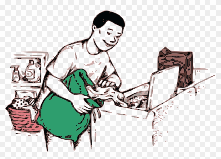 Free Clipart Of A Boy Doing Laundry - Do The Laundry Clipart #563633