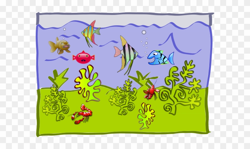 Zedulot Clipart Fish Tank - Under The Sea Shower Curtain #563689