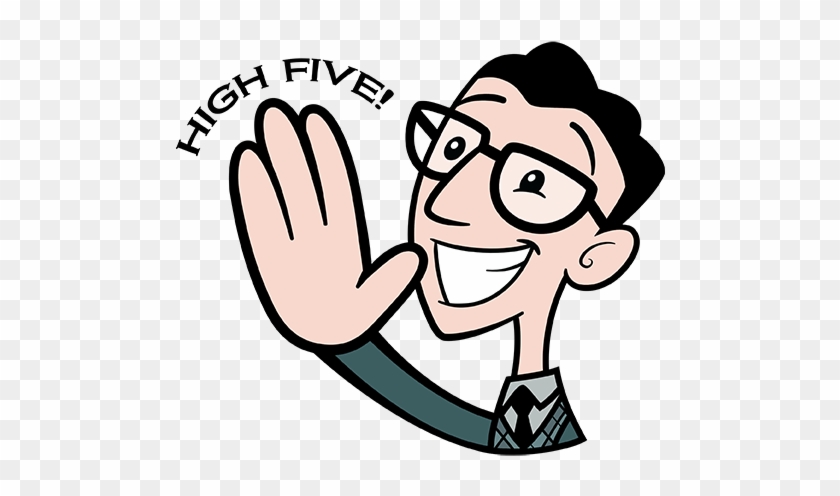 Virtual High $5 - High Five Clipart Free #563710