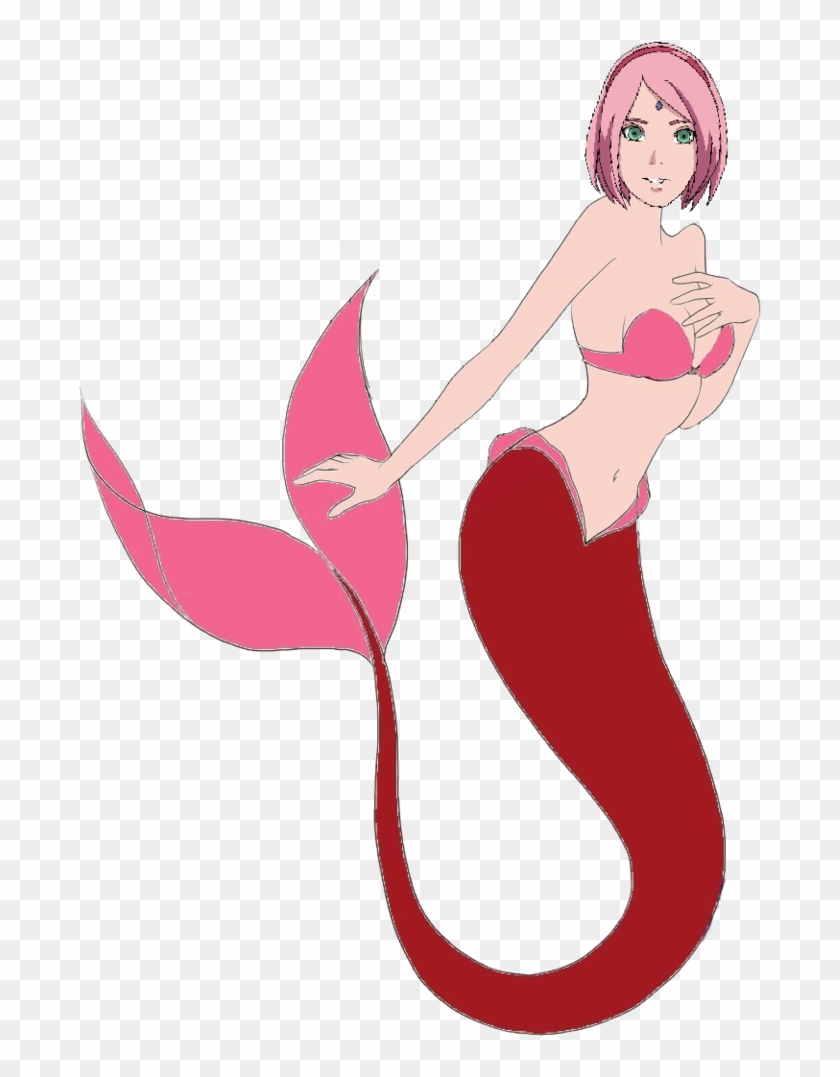 Adult Sakura Use Mermaid No Jutsu By Crossovercomic - Hinata Hyuga Or Sakura Haruno #563794