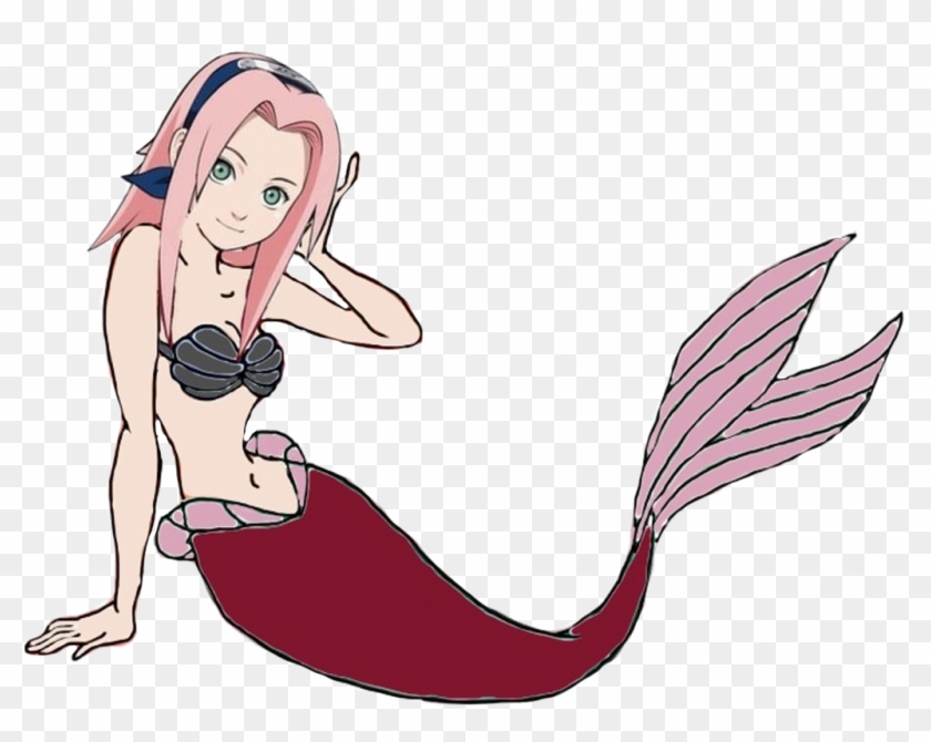Sakura Haruno As A Mermaid By Darthranner83 - Sakura With Long Hair #563859