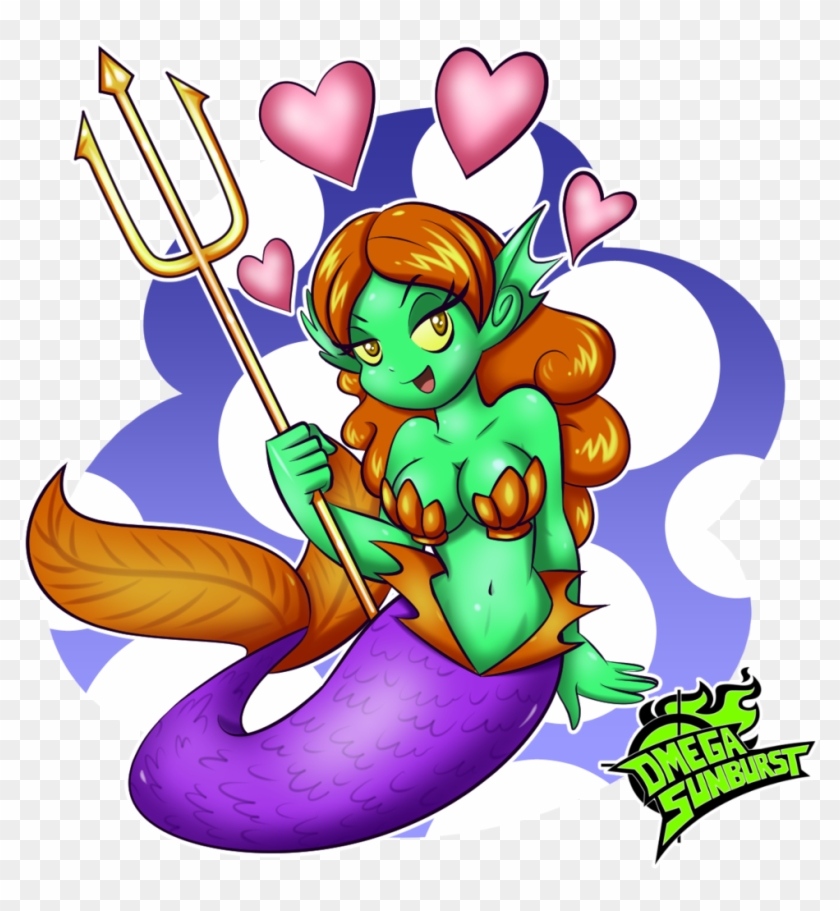 Stuckwithpins 79 14 Shantae Mermaid Monster By Omegasunburst - Shantae Pirate's Curse Mermaid #563866