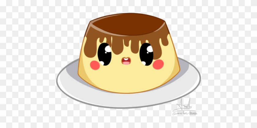 Puddi-pudding - Caramel Pudding Cartoon #564088