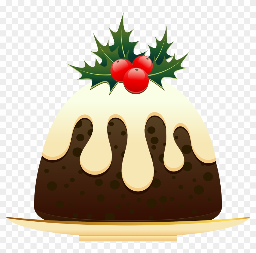 Pudding Clipart - Clip Art Christmas Pudding #564098