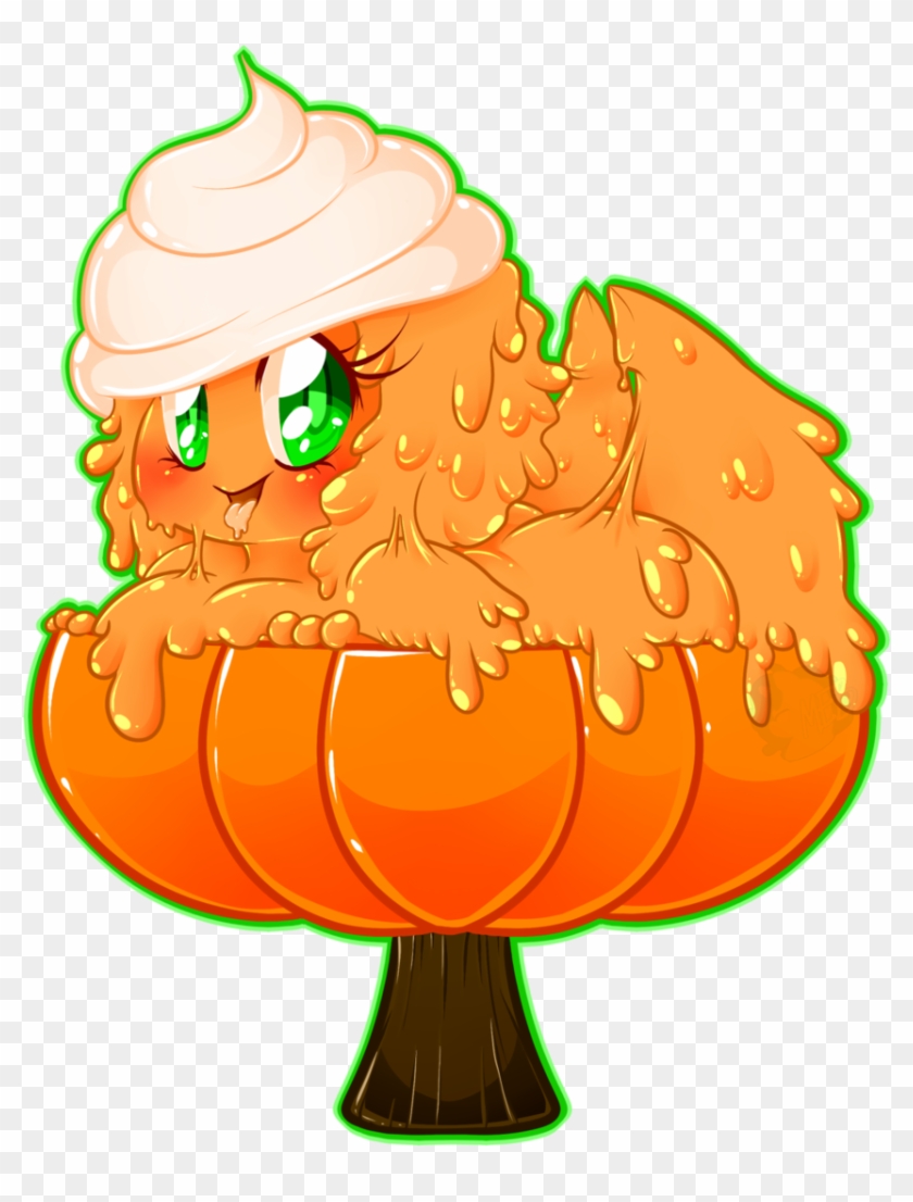 Pumpkin Pudding Slime Girl - Food Slime Girl #564126