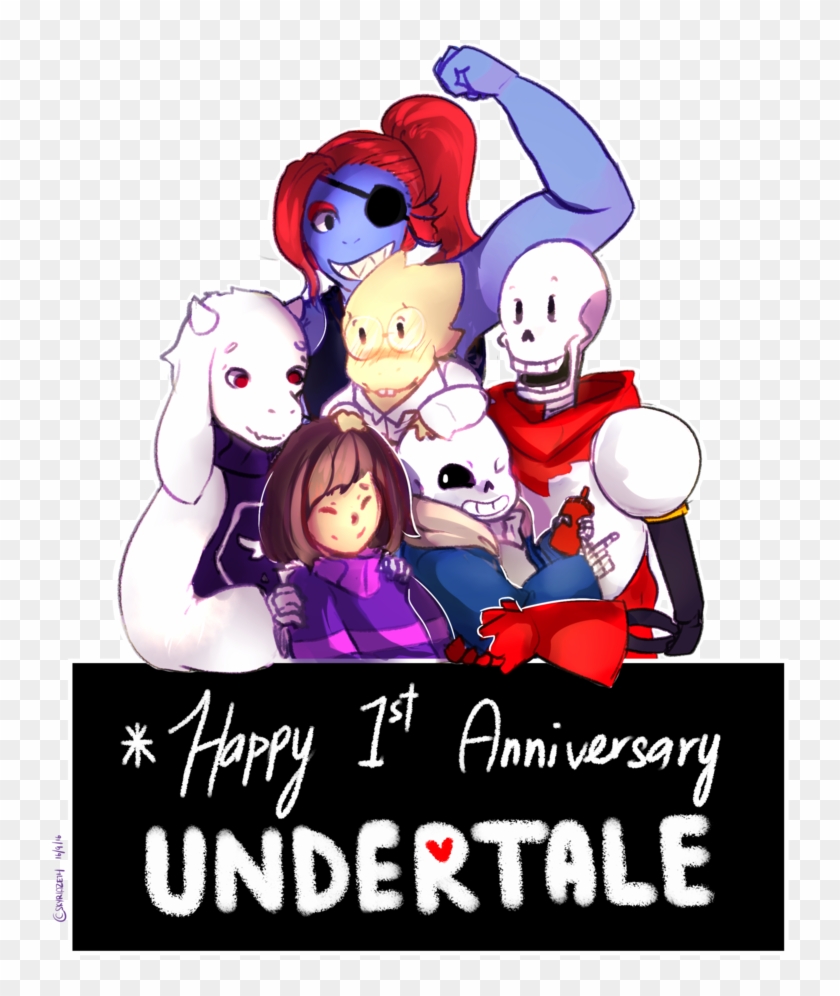 Happy Anniversary Undertale By Skyriazeth Happy Anniversary - Cartoon #564242