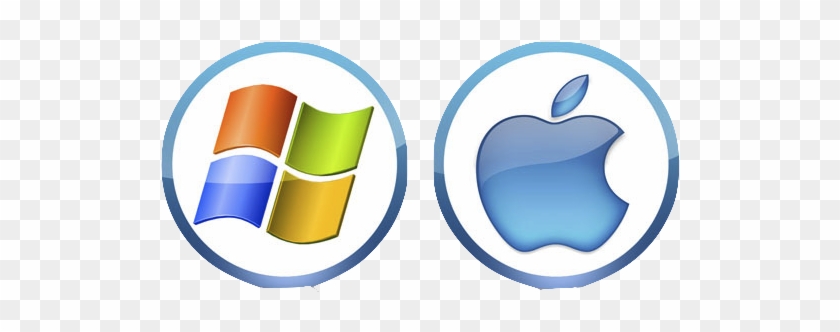Window Mac Outline - Windows And Mac Logo #564336