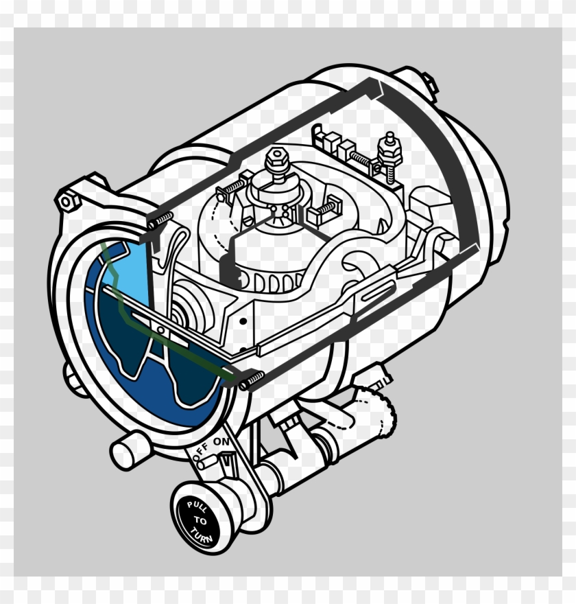 Open - Standby Attitude Indicator Inside #564359