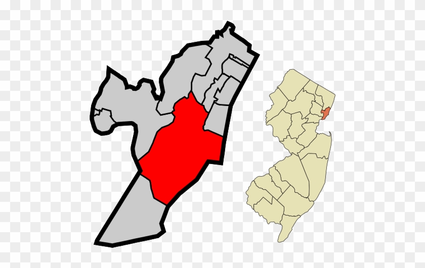 Location Of Jersey City Within Hudson County And The - Henry Hudson Sponsoring Country #564621