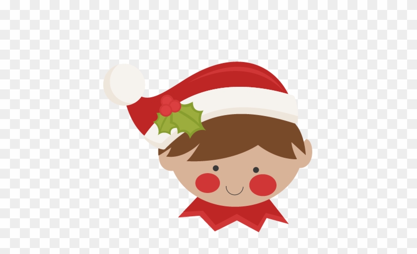 Elf Silhouette Clipart - Cute Christmas Elf #564712