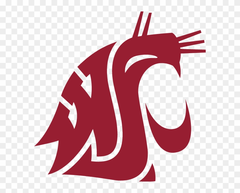 Cougar Head Spirit Mark - Washington State Cougars Logo Vector #564788