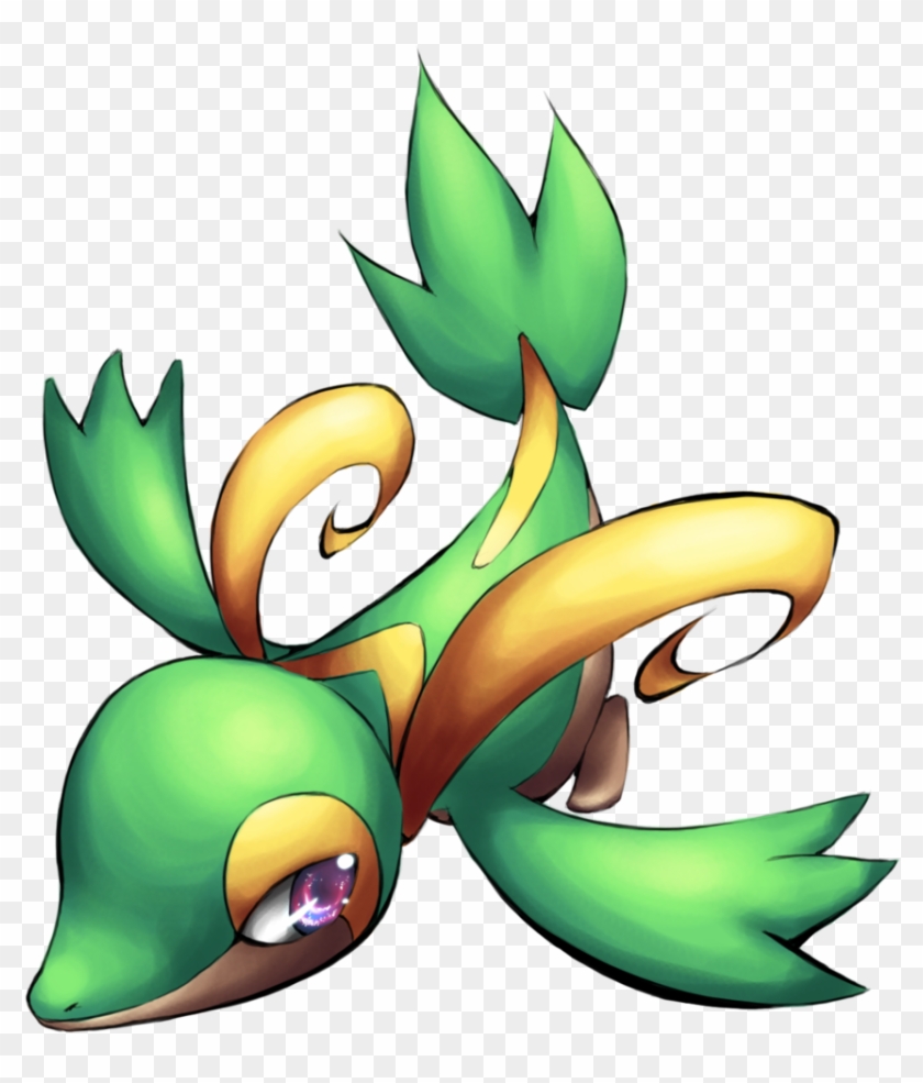 Loko1988 500 131 Snivy By Ettelle - Cute Snivy Icon #564796