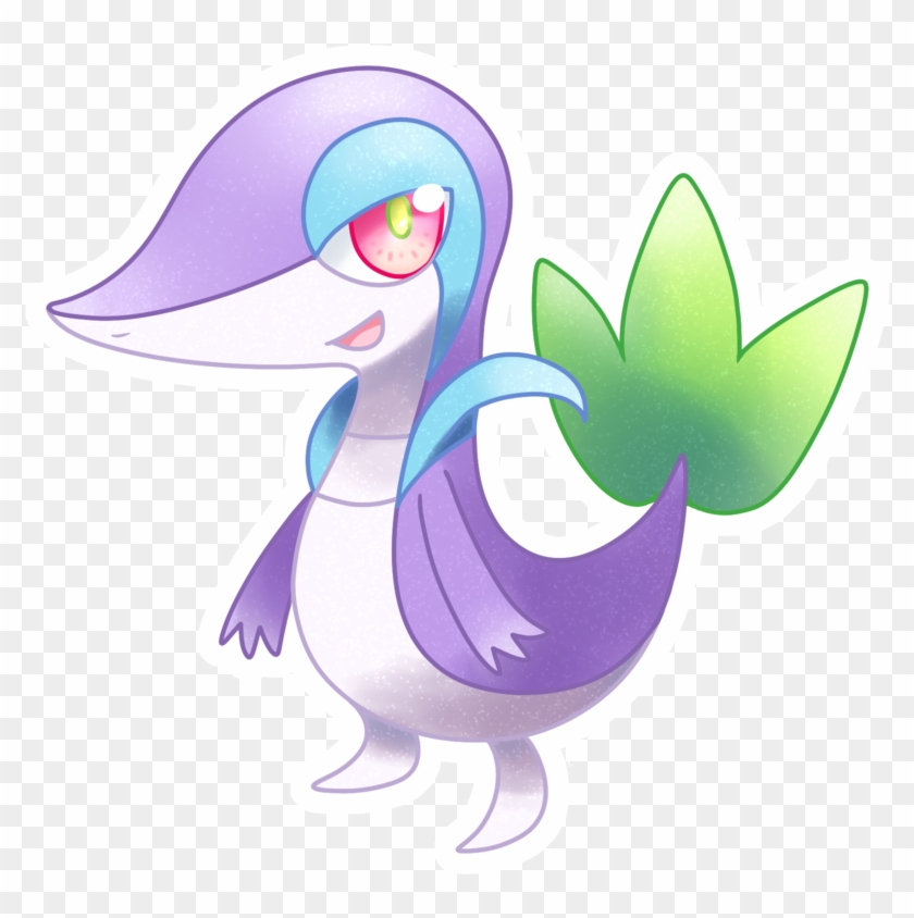 Custom Shiny Snivy By Pastelfruits - Cartoon #564815