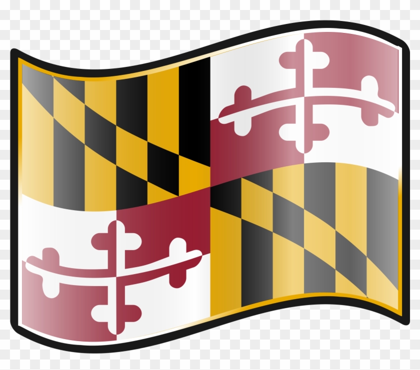 Maryland Became The Third Colony To Legalize Slavery - Maryland State Flag #564834