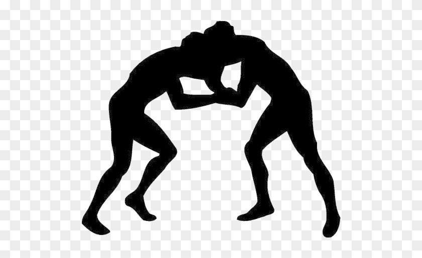 Professional Wrestling Clip Art - Wrestling Silhouette #564984