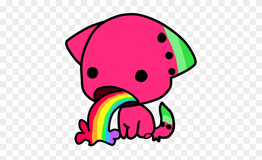 Unicorn Dog Barfing Rainbows Gif #565056