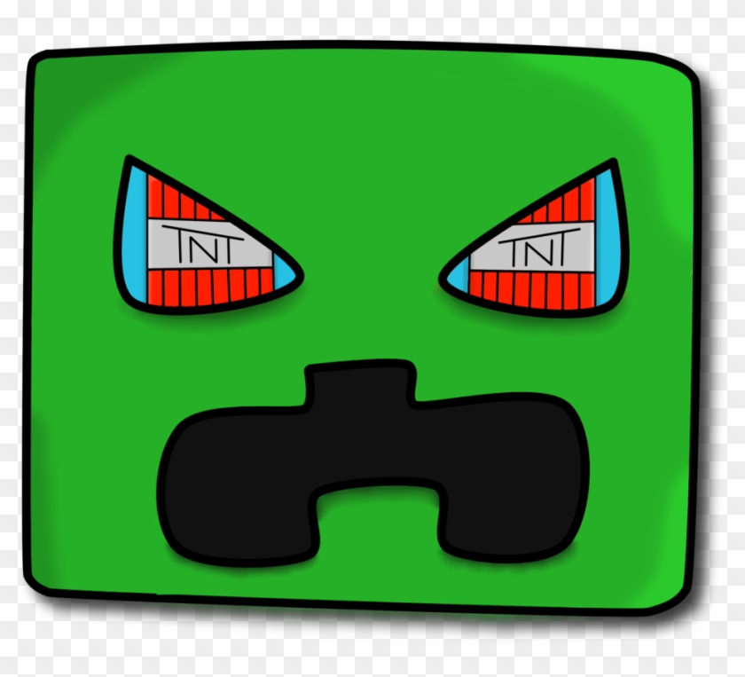 Creeper Head Cartoon By Kamclue750 Creeper Head Cartoon - Real Creeper Overlord Kingdom #565194