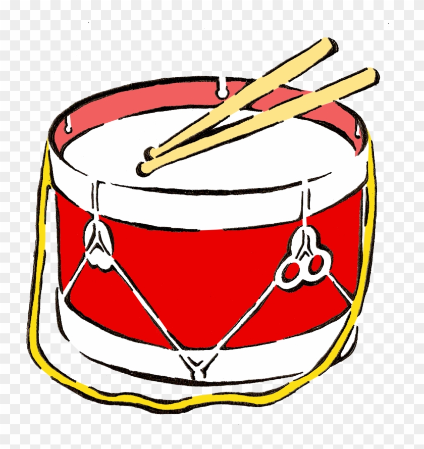 Line Drawing Of Red Drum - Tambol Drawing #565203