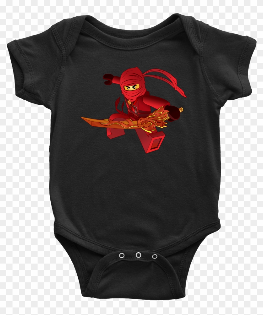 Ninjago Kai Inspired Baby Onesie - Infant Bodysuit #565227