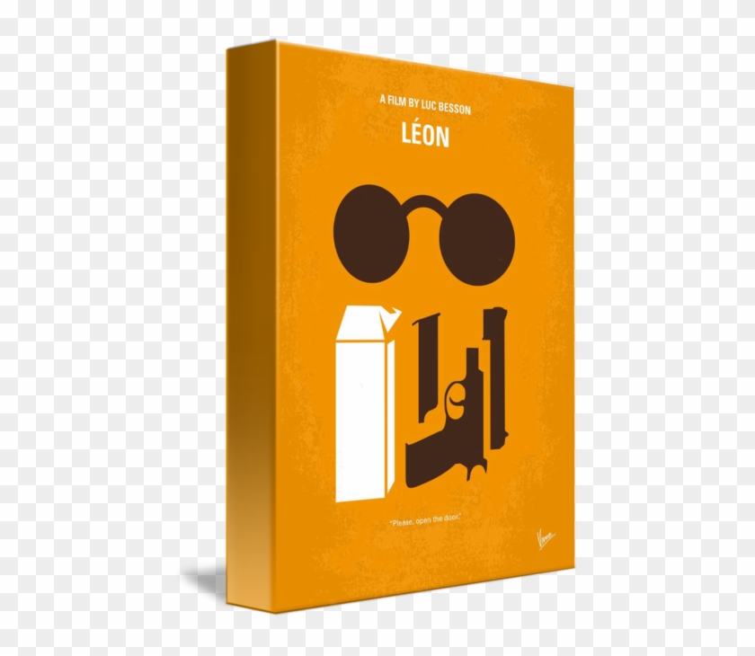 Chungkong Canvas Wall Art - Leon Minimal Movie Poster #565254