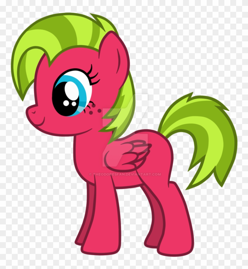 [unsold] Pony Adoptable Oc Watermelon Punk Filly By - Mlp Oc Pony Creator Adoptables #565282