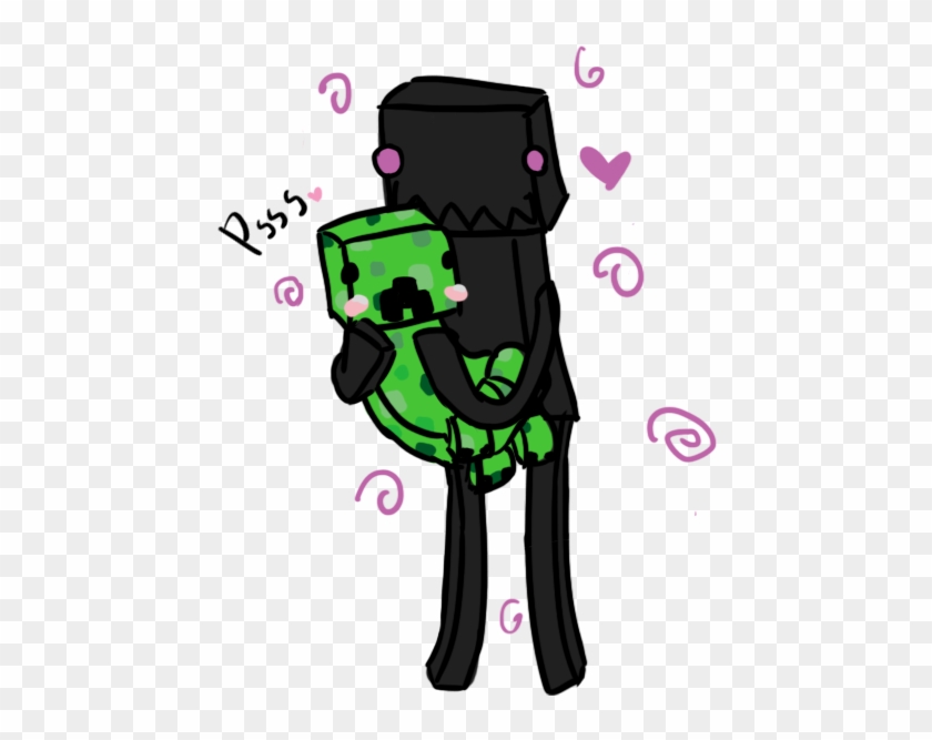 Creeper And Enderman By Nastiadol - Minecraft Creeper And Enderman #565323