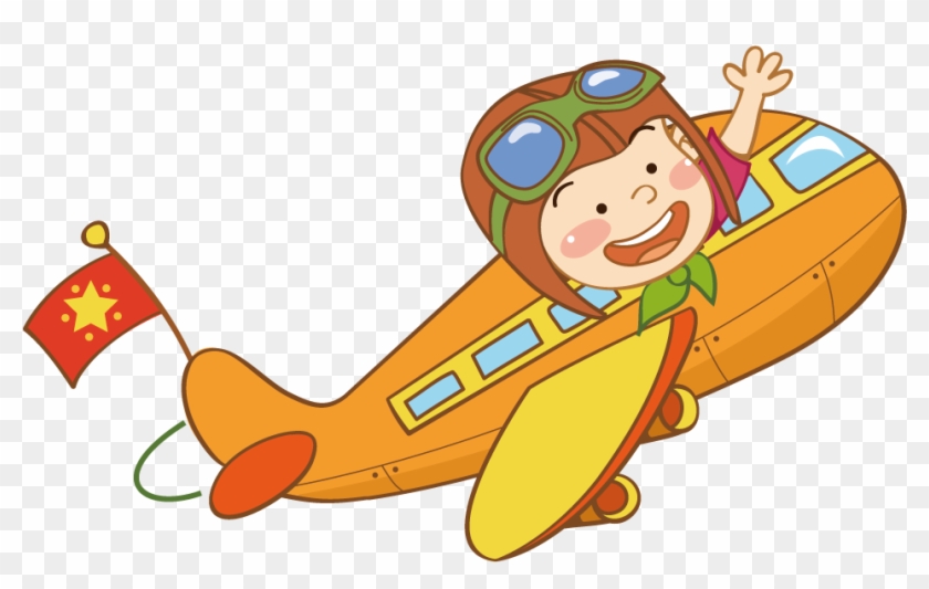 Airplane Cartoon Poster Illustration - การ์ตูน Png #565429