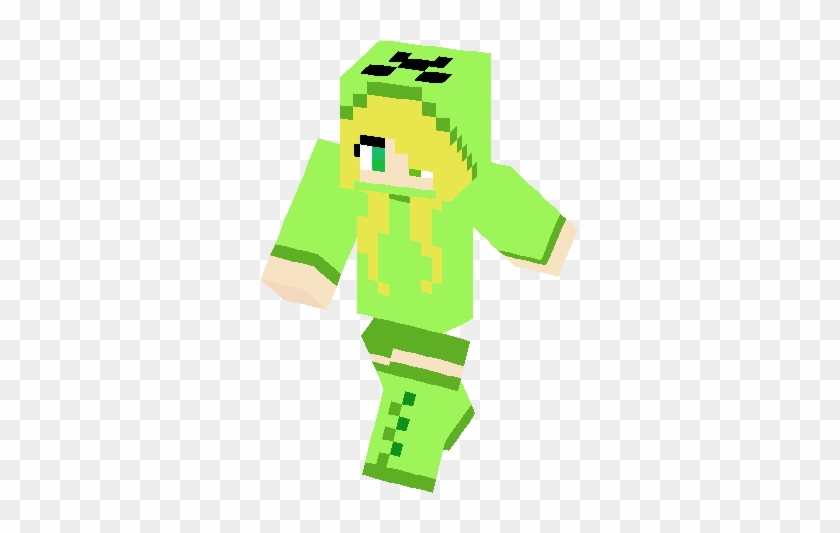 Cute Creeper Girl Skin Minecraft Skins Creeper Girl Free Transparent Png Clipart Images Download