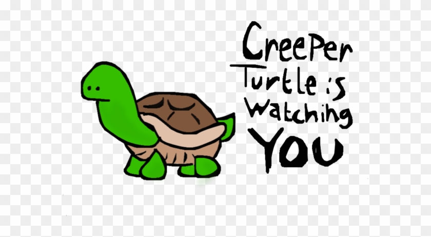 Creeper Turtle By Kixx27 - Cartoon #565511