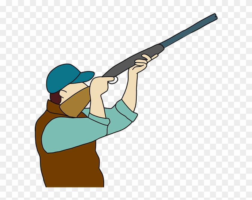 Hunting Cartoon Cliparts 23, Buy Clip Art - Clay Pigeon Shooter Clipart #565620