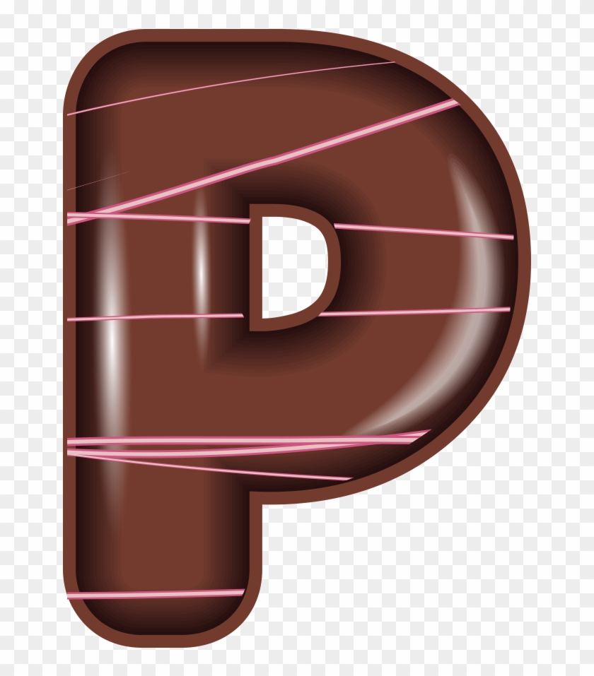 Chocolate Letter Chocolate Letter P - Chocolate Letter Chocolate Letter P #565641