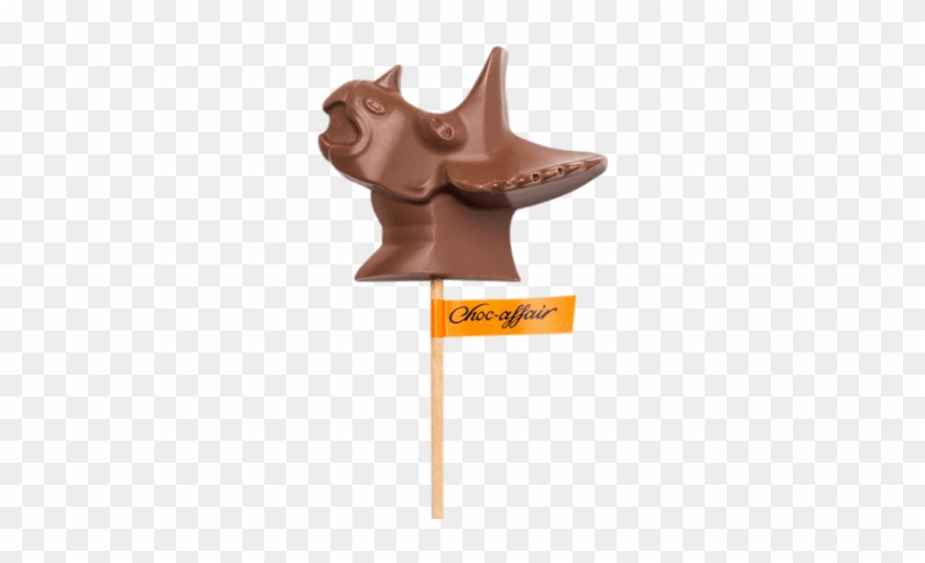 Milk Chocolate Dinosaur Triceratops Lolly - Milk Chocolate #565671